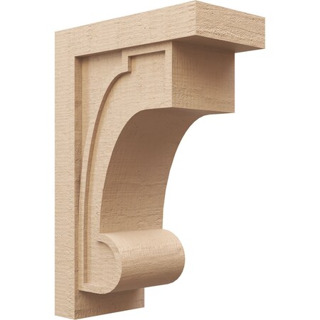 Ekena Millwork 10"W x 20"D x 30"H Classic Alma Rough Cedar Woodgrain TimberThane Corbel, Primed Tan CORUR10X20X30ALMRCPR